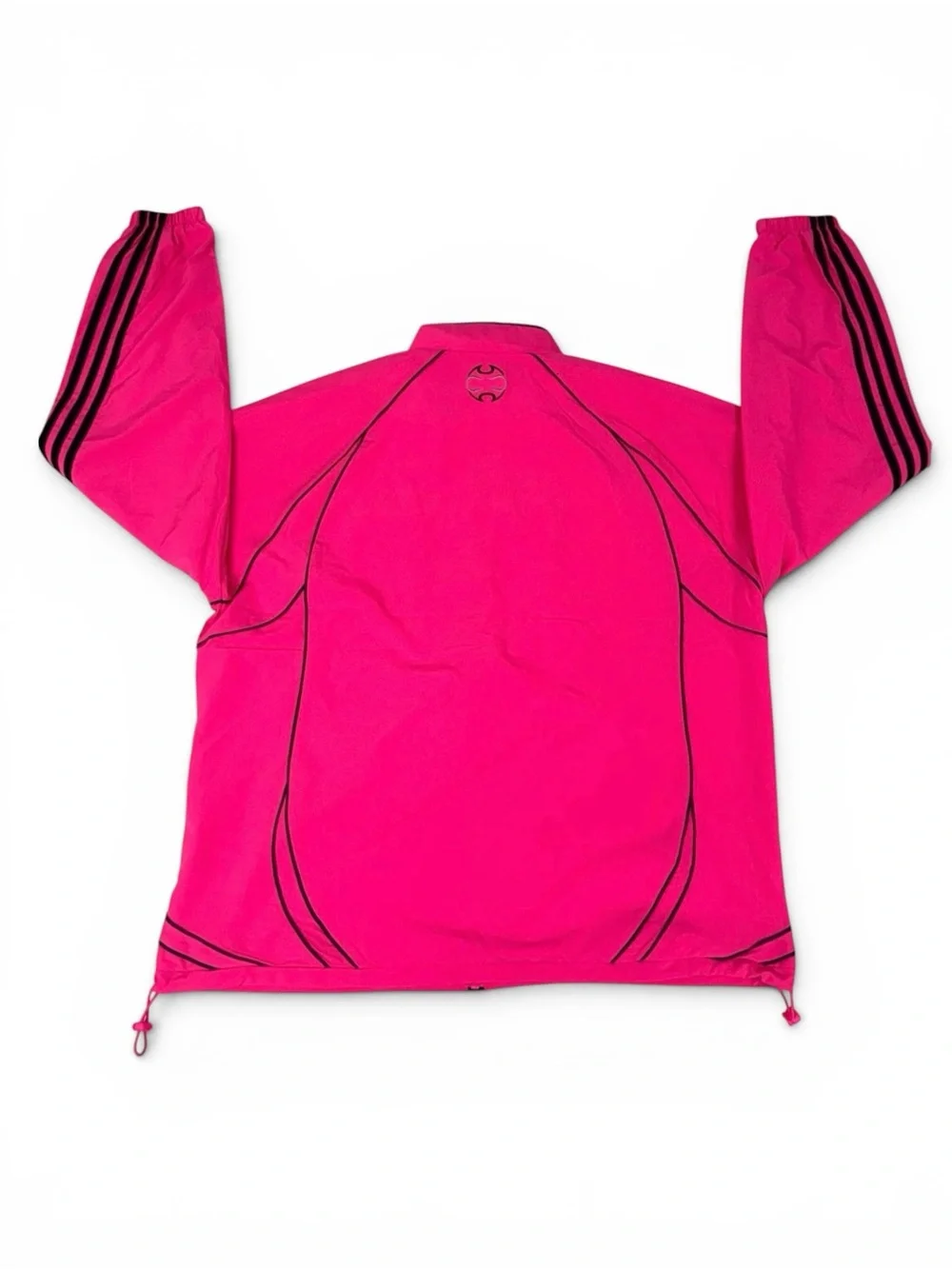 Adidas Teamgeist Adicolor Woven Track Top Unisex M Lucid Pink Black JX6598